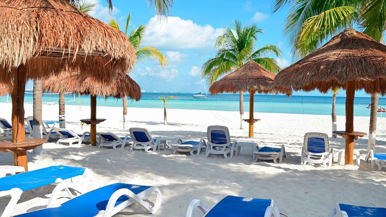 Cancun Beachfront Condo Exterior foto